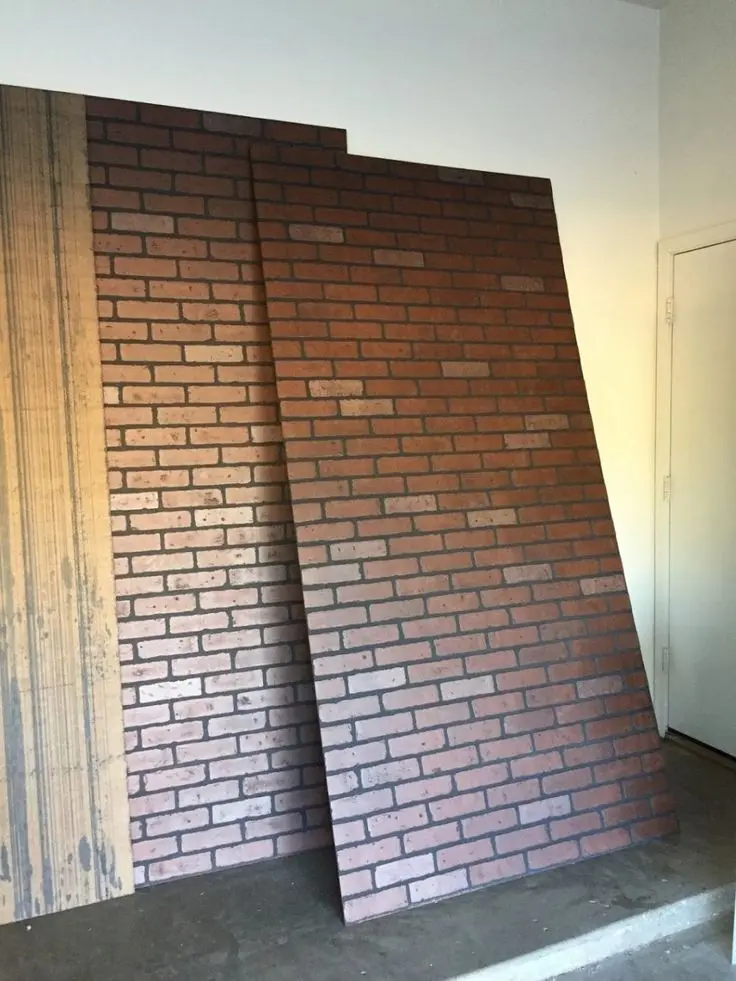 by David Sanders on Building Stuff | Brick wall paneling, Faux